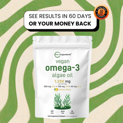 Vegan Omega 3 Algae Oil
