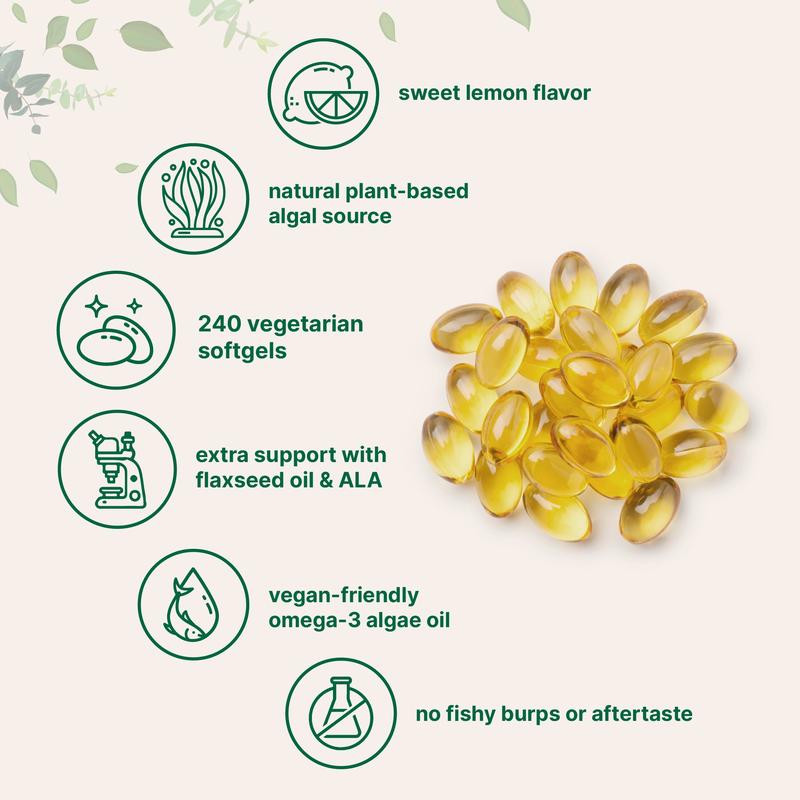 Vegan Omega 3 Algae Oil